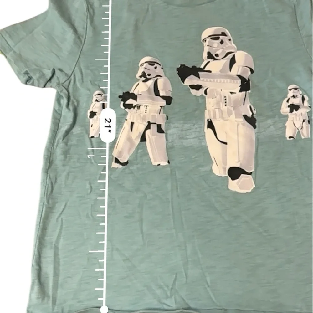 Star Wars Stormtrooper Graphic Tee - Sage Green
